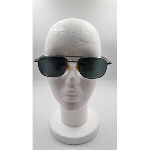 Vintage Firenza Silver Gray Metal Pilot Sunglasses FRAMES ONLY Hong Kong